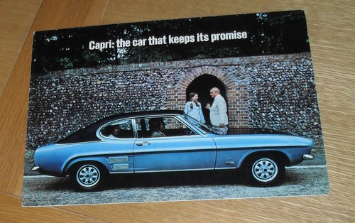 Ford capri mk1 brochure - ford,