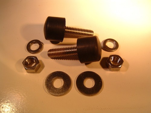Ford bonnet rubber set - bonnet,