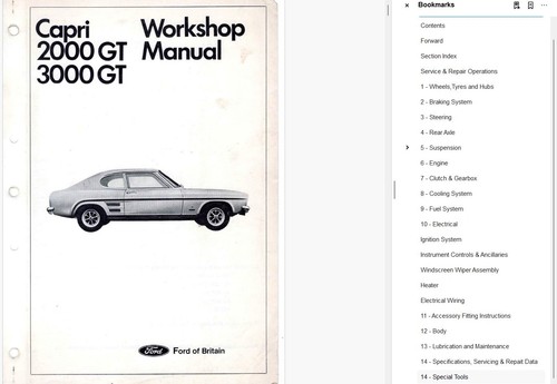 Ford capri ltr v4 gt - 1,