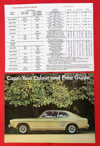 1968 ford capri mk1 colour - capri,