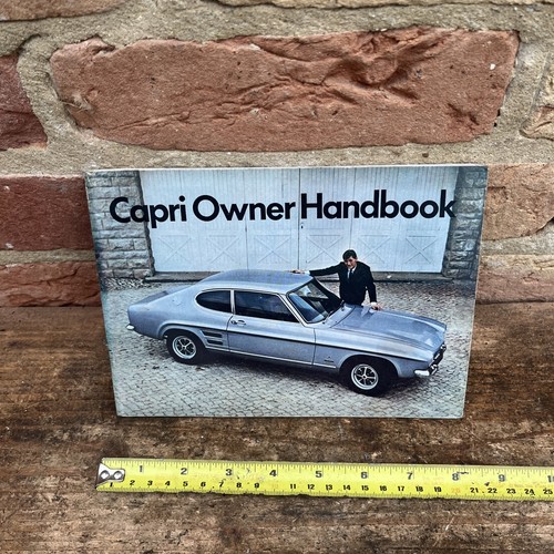 Ford capri mk1 owners - ford, handbook